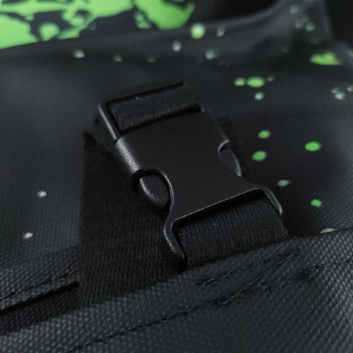 Stylecraft Hair Cutting Apron, Heavy Weight, Waterproof, Professional Barber-Salon Cross Back Strap and Pockets (Radioactive Black)