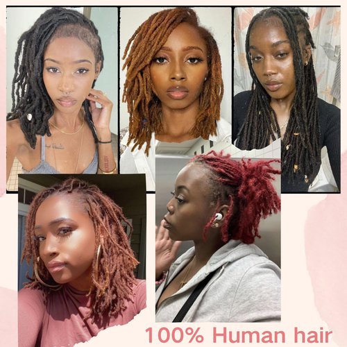 Afro Kinkys Bulk Human Hair for Dreadlock Extensions,Repair Locs, Twists and Braids, 180 Gram Each Package 100% Human Hair Afro Kinky Bulk Can be Dyed and Bleached (Natural Black, 10inch)