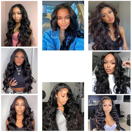 Nervoss Hswpawk 12A Human Hair Bundles Body Wave 32 Inch One Bundle 100% Unprocessed Brazilian Virgin Body Wave Bundles Human Hair Natural Black Color