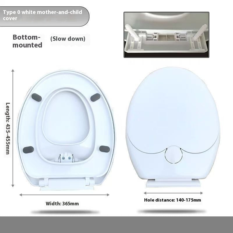 Dual-Purpose Toilet Lid Cover Thickened Modern Bathroom Storage