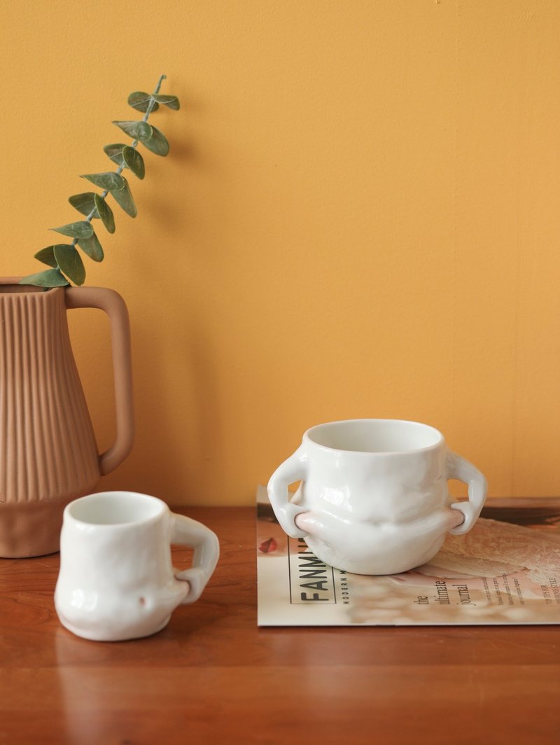 Cute Healing Cup - Porcelain Drinkware for Kitchen & Dining
