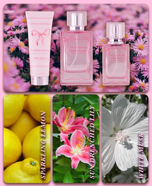 Catherine Malandrino Parisian Garden Eau de Parfum for her 3 Piece Gift Set, 3.4 fl. oz