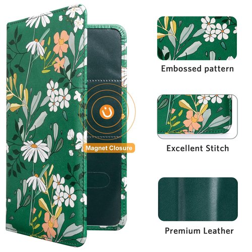 CoBak Car Registration and Insurance Holder - Vehicle Glove Box Car Organizer,Auto Truck Comparment Accessories Case with Magnetic Closure for Driver License,Cards