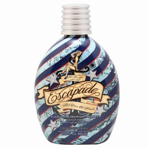 Australian Gold Designer Skin Escapade Quadruple Bronzer Indoor Outdoor Bronzer Tanning Lotion 13.5 fl oz