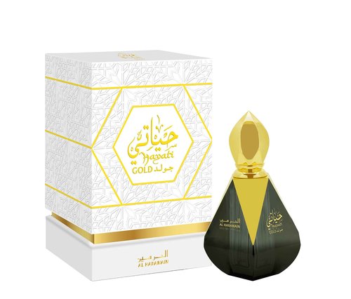 Al Haramain Hayati Gold for Unisex - 0.4 oz Concentrated Perfume Oil