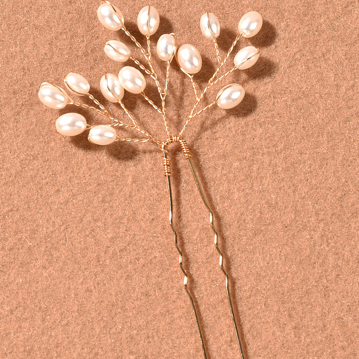 Handmade Pearl Hair Fork Set - 3 Pieces