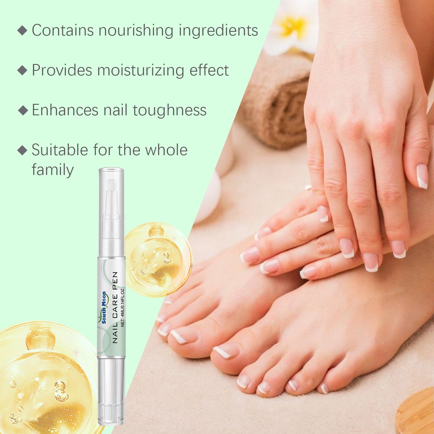 Nourishing Nail Care Pen with Vitamin E and Tea Leaf Oil - 4ml