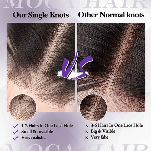 5x5 HD Lace Closure Body Wave 18 Inch, SKINLIKE 0.095mm Ultra-thin Invisible Real Swiss Lace Closure Only,RAW Virgin Human Hair Single Knot Pre-Plucked with Baby Hair