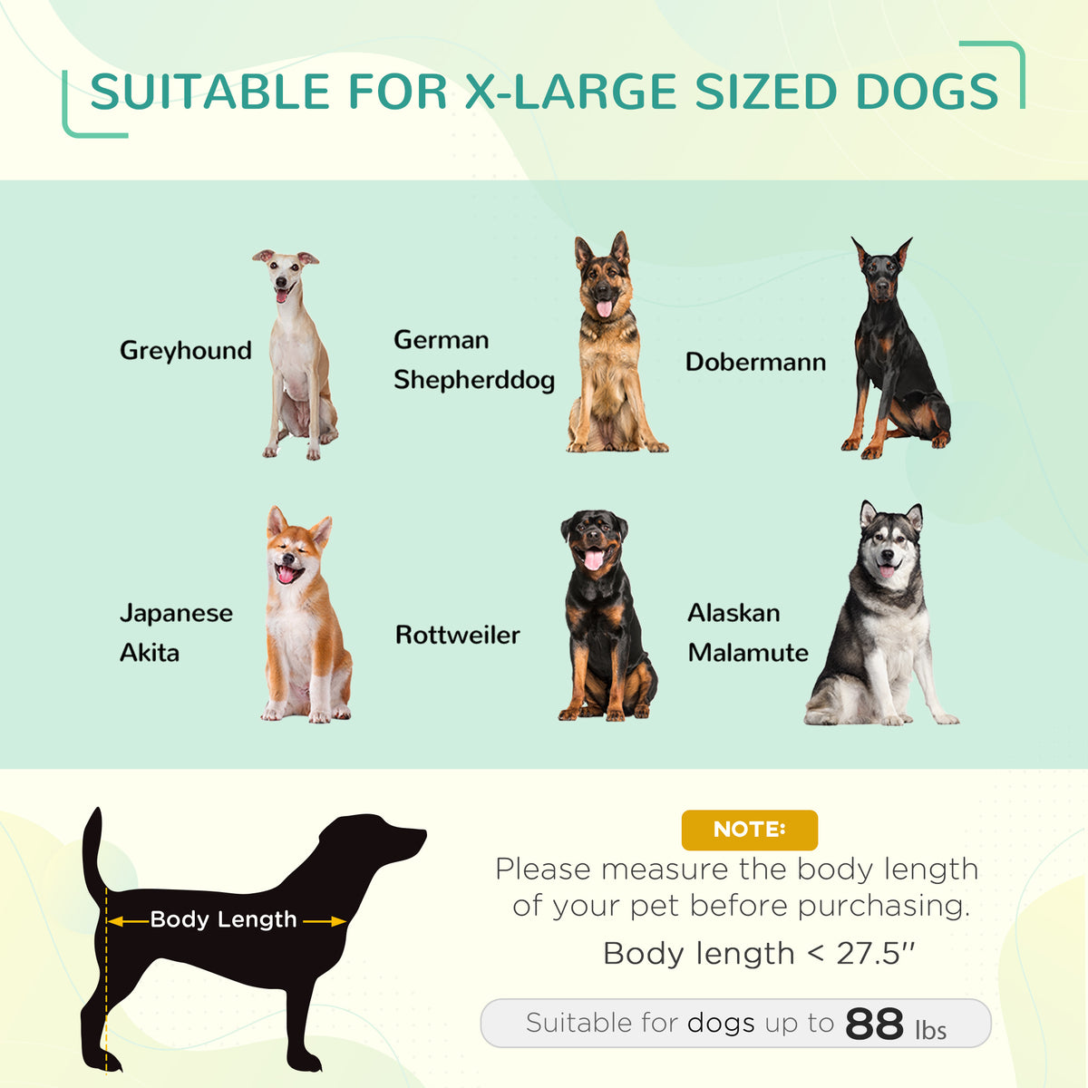 Elevated Dog Bed with Canopy Shade and Cooling UV Protection - 48x36 Inches