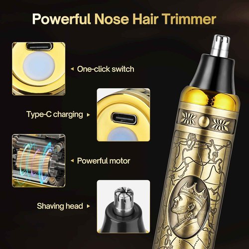 INTRO WILD Professional Hair Clippers for Men Clippers and Trimmers Set, Cordless Hair Clippers, Haircutting Machine with Led Display for Barber Mens Grooming Kit