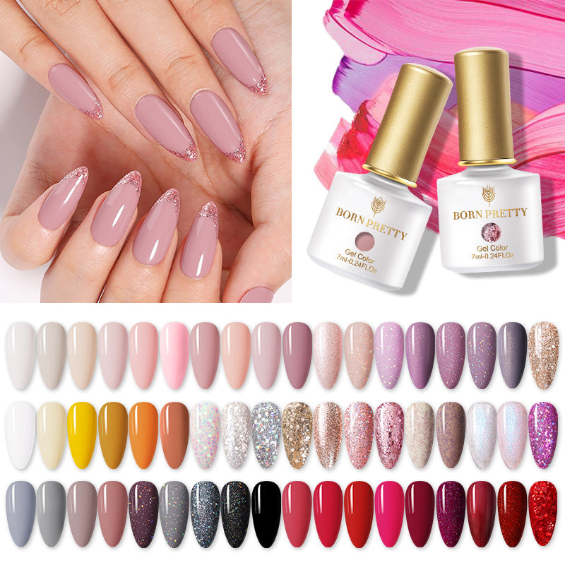 One-Color Gel Nail Polish 7ml - Long-Lasting, Non-Toxic, Professional & Home Use