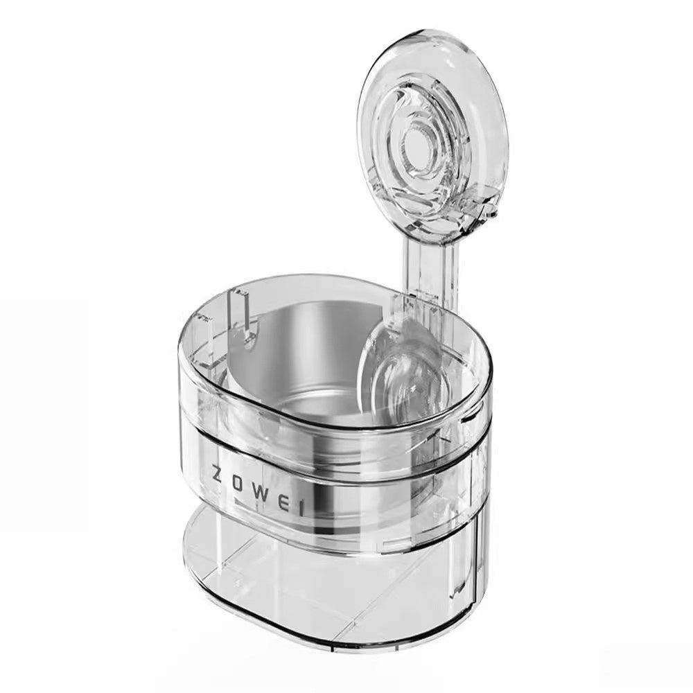 Wall-Mounted Suction Cup Ashtray - Minimalist Plastic Design, No Brand