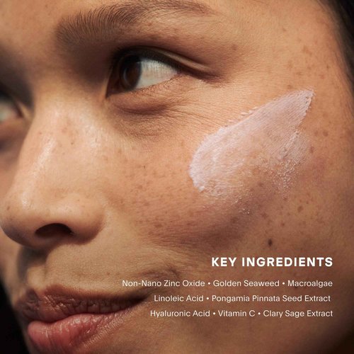 U Beauty Multimodal Sheer Facial Mineral Sunscreen SPF 25 with Non-Nano Zinc Oxide SPF Filter, plus Clary Sage and Pongamia Pinnata Seed Extracts for Brighter-Looking Skin with an Airbrush Finish