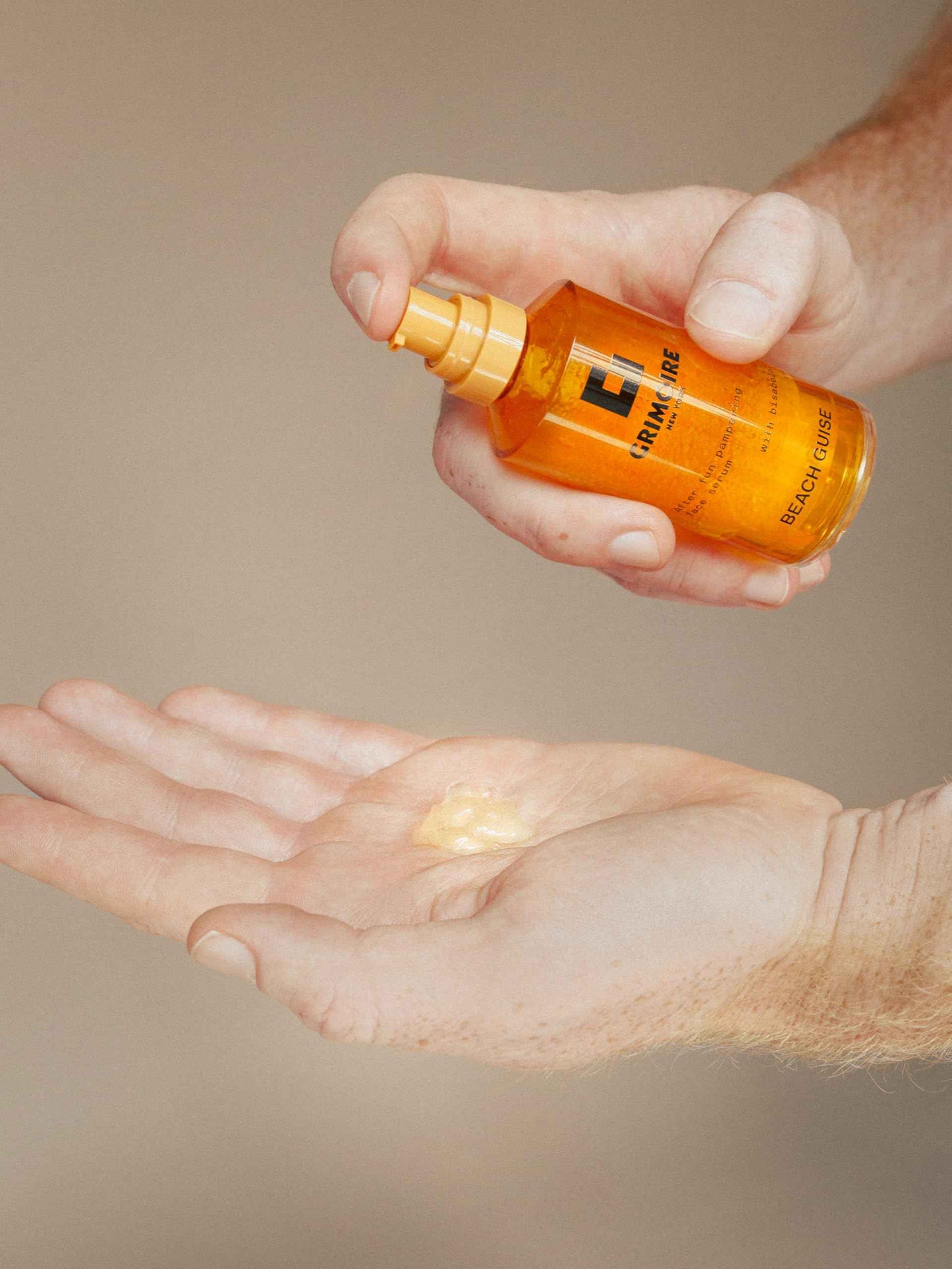 Grimoire New York Beach Guise Anti-Redness Face Serum with Chamomile Bisabolol, Gotu Kola & Micro Super Greens. Soothes Sensitive Skin.