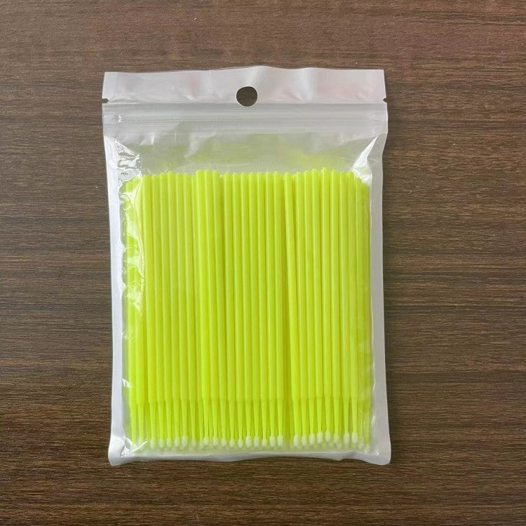 Disposable Micro Applicator Brushes for Eyelash Extensions & Makeup - Multicolor 200-500 pcs