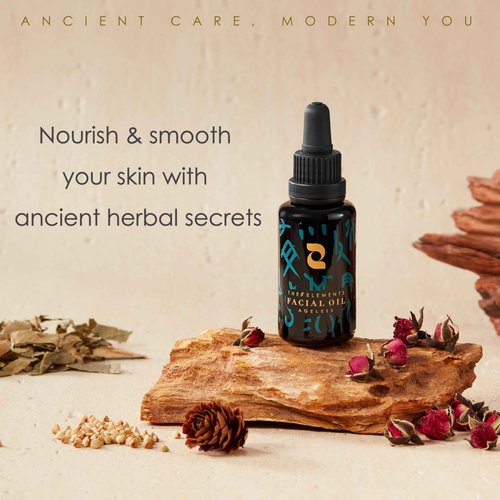 Redmint Ageless Facial Oil | Hydrating & Firming Face Oil with Squalane for Anti-Aging Glow | Inspired by TCM & Organic Botanicals for Radiant, Youthful Skin | 30ml