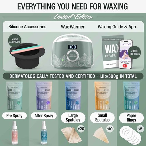 Tress Wellness Green Warmer Kit with Black Silicone Bowl