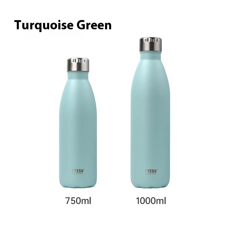 304 Stainless Steel Large Capacity Outdoor Sports Water Bottle - Portable Hydration Cup