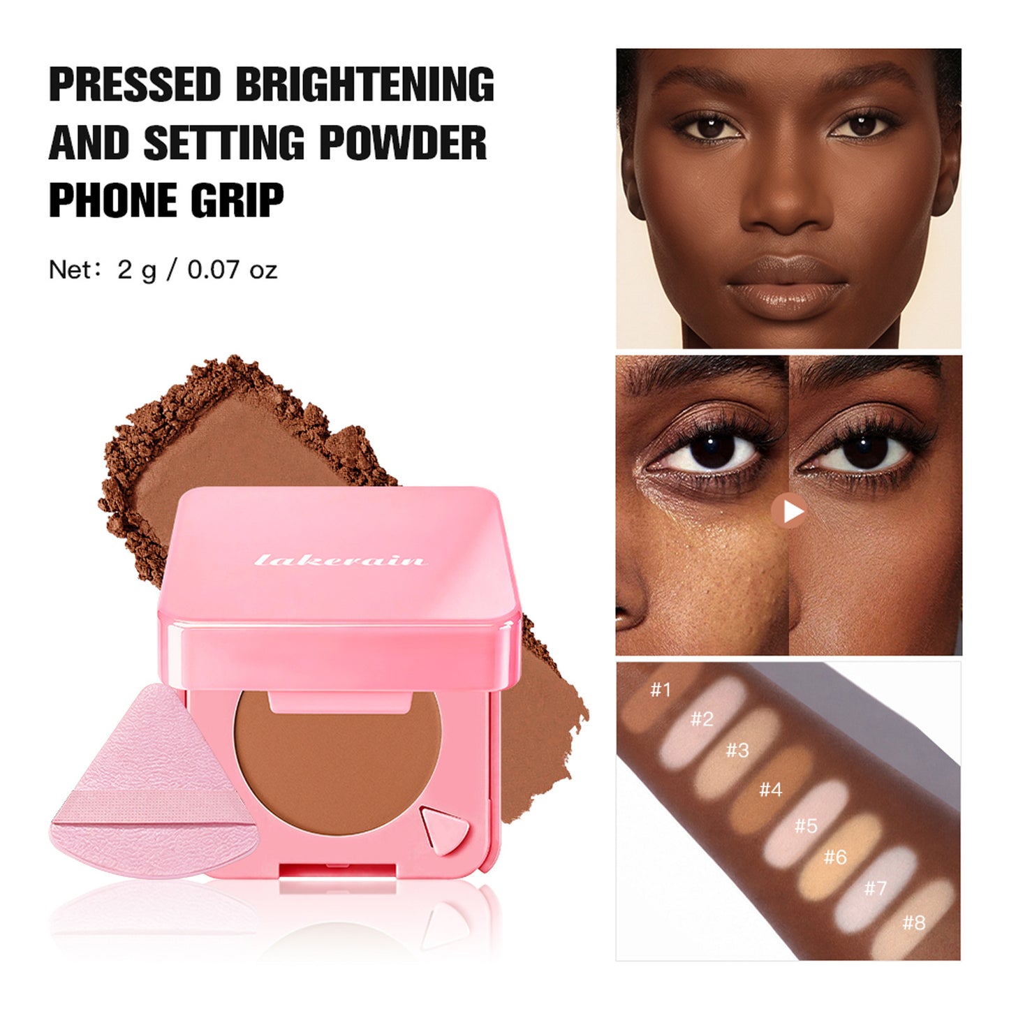 Baked Setting Powder Compact - All Colors & Sizes for Flawless Skin