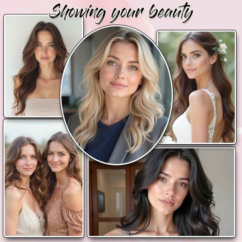 SEGO Nano Bead Hair Extensions Human Hair, 1g/s 50g/pack 22 Inch Nano Ring Hair Extensions, Highlight, Add Volume and Length, Nano Tip Hair Extensions for Women Medium Brown