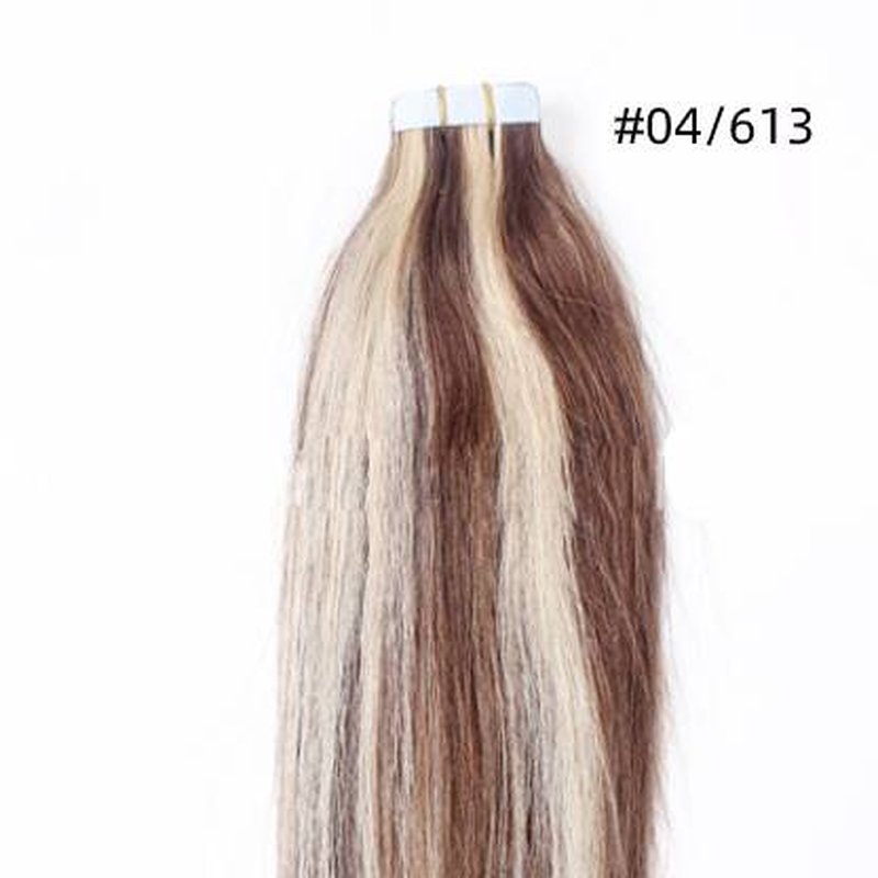 European and American Hair Extension Pack - 16 Inch Human Hair Wigs, Seamless, 20 Pieces