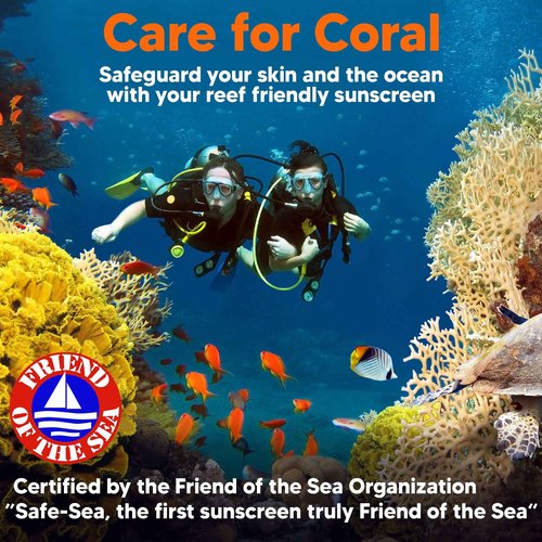 Safe Sea Anti-Jellyfish Sting Protective Lotion - Sunscreen - Sunblock - Sea Lice - Jelly Fish - 50SPF Adults (Tube 3.4 oz 3 pack)