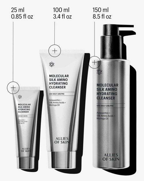 Allies of Skin Molecular Silk Amino Hydrating Cleanser Jumbo