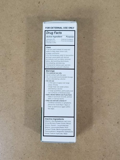 Dr. Numb 4% Lidocaine Foaming Soap with Benzethonium Chloride – Numbing Wash for Local and Anorectal Uses – 1.7 oz (5 Bottles)