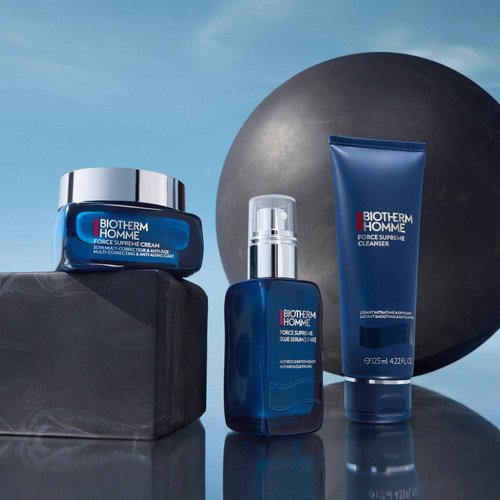 Biotherm Force Supreme Cream, Multi-correcting And Anti-aging Men's Cream. Enriched With Youth Algae Extracts & Firming Pro-xylane, Skin Looks Youthful And Firmer As If Restored, 1.7 Fl. Oz.