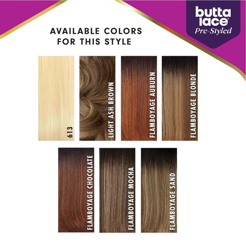 Sensationnel Butta Lace Prestyled Wigs - Unit 1 Glueless Hand Tied Deep Lace Part Synthetic Preplucked Hairline (2 DARKBROWN)