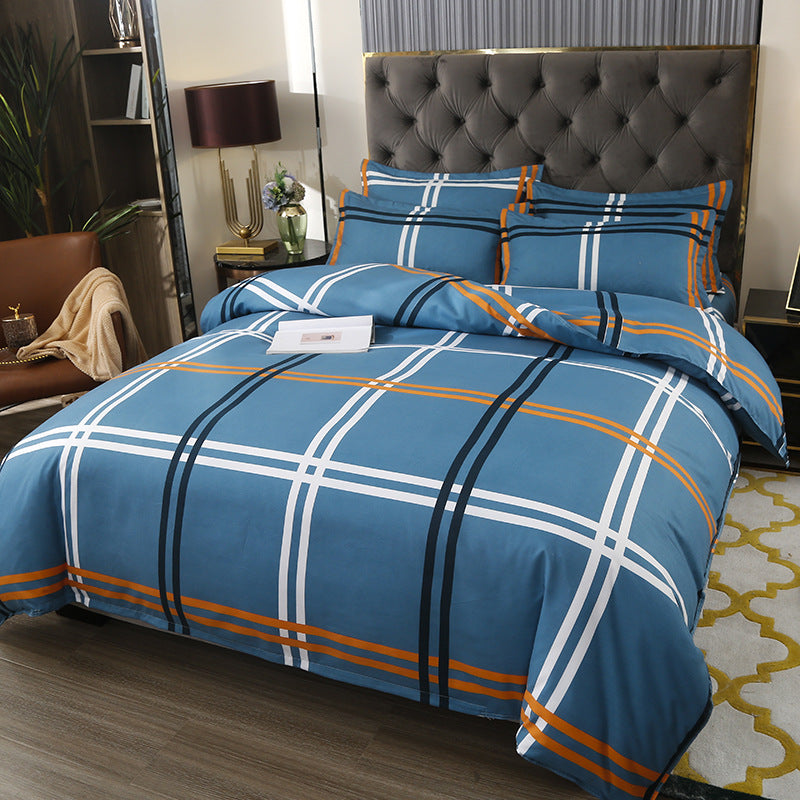 Pure Cotton Bedding Set - Multiple Sizes & Styles, Soft & Comfortable