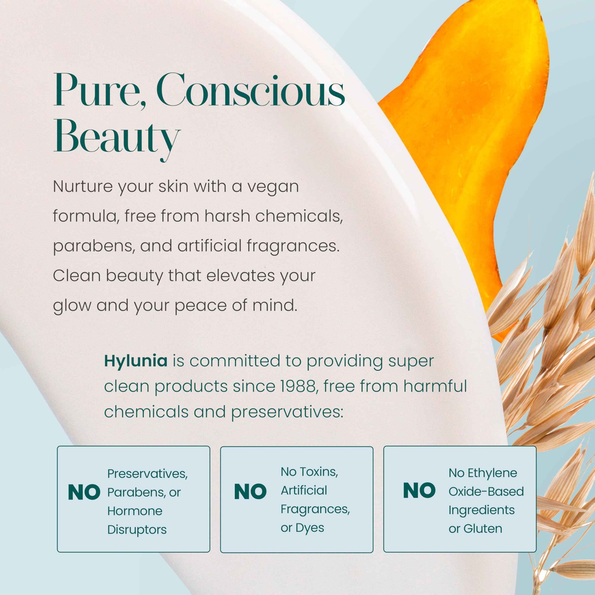 Hylunia Triple Defense Day Lotion | Age-Defying Moisturizer | Vitamin C, Turmeric & Titanium Dioxide | Hydrate, Protect & Rebuild Collagen | Clean, Non-Toxic Formula | All Skin Types | 1.7 fl. oz.