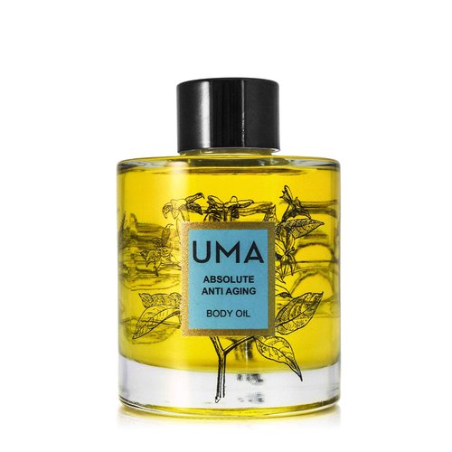 UMA Absolute Anti-Aging Body Oil | 100% natural & non-toxic | Ayurvedic Body Oil for Minimizing Wrinkle & Dark spots | For a Brighter, Firmer, & Hydrating look | (3.4 fl. oz.)