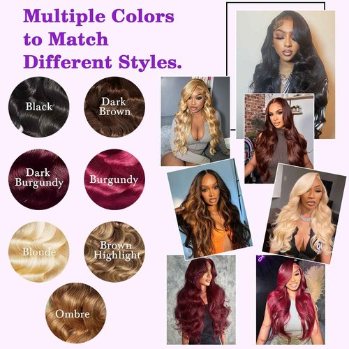 Vallbest Ombre Human Hair Bundles 14 16 18 Inch Highlight Bundles Human Hair 4/27 Blonde Body Wave Brown 12A 100% Unprocessed Brazilian Virgin Remy Weave Raw Human Hair Extensions
