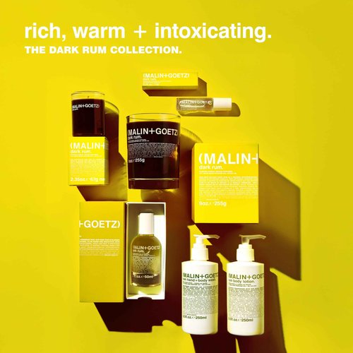 Malin + Goetz Dark Rum Eau de Parfum, 1.7 Fl. Oz. – Men & Women's Perfume, Dark & Spicy Fragrance, Scented Perfume, Leather Vintage Scent, Vegan & Cruelty Free