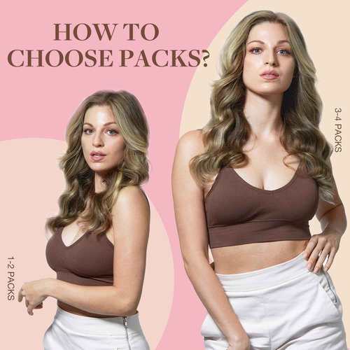 GOO GOO Tape in Hair Extensions Human Hair, 3/8/613 Walnut Brown to Ash Brown and Bleach Blonde, 20inch 50g 20pcs, Skin Weft Seamless Invisible, Silky Straight with Thick Ends, Remy Human Hair