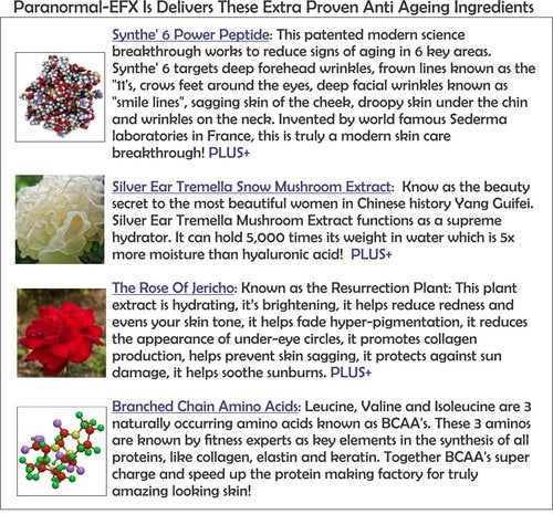 AminoGenesis ParanormalEFX Advanced Anti-Aging Rejuvenating Super Serum 2 oz (Sun Damage, Collagen, Elastin Boosting w/Vitamins A, E, D, Tremella Mushroom Extract, Synthe'6 & Selaginella Lepidophylla)