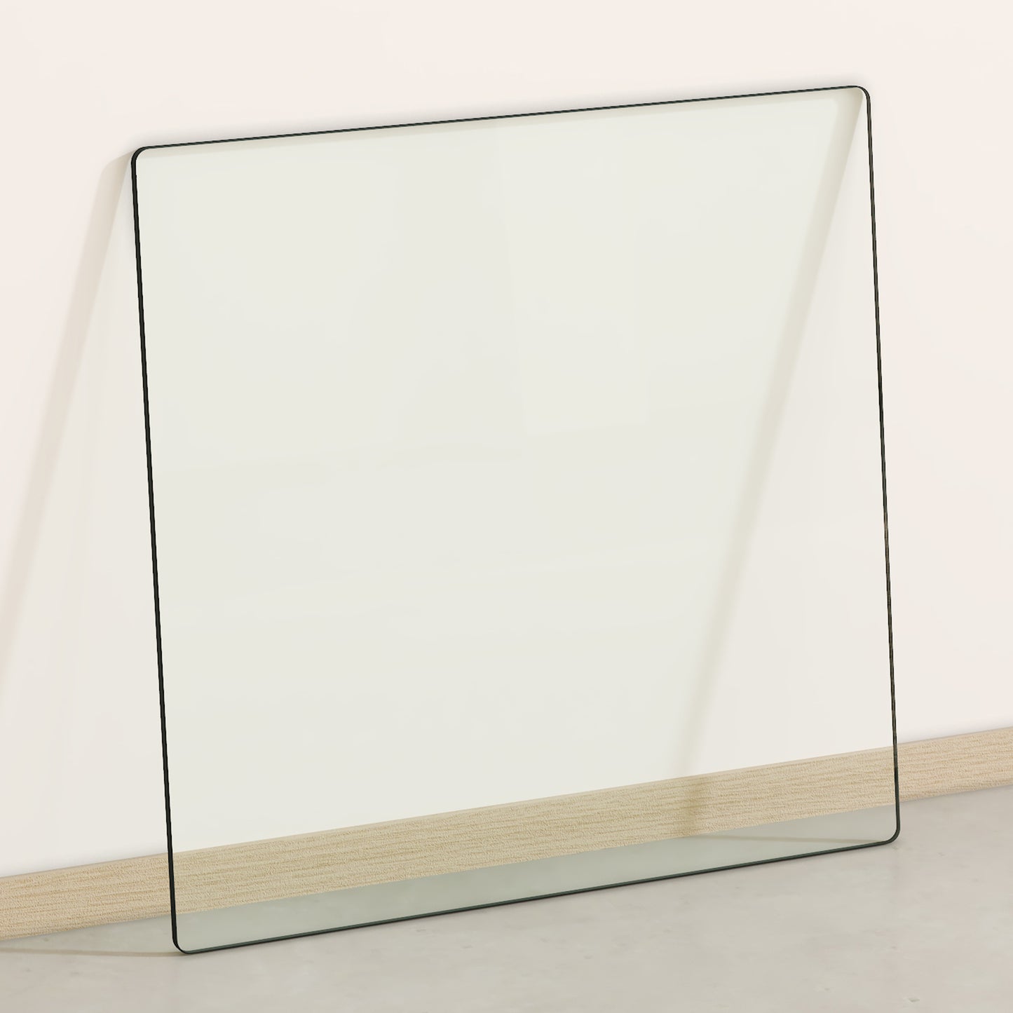 ONLY Separate Glass Table.20-inch Square Heat-Resistant Clear