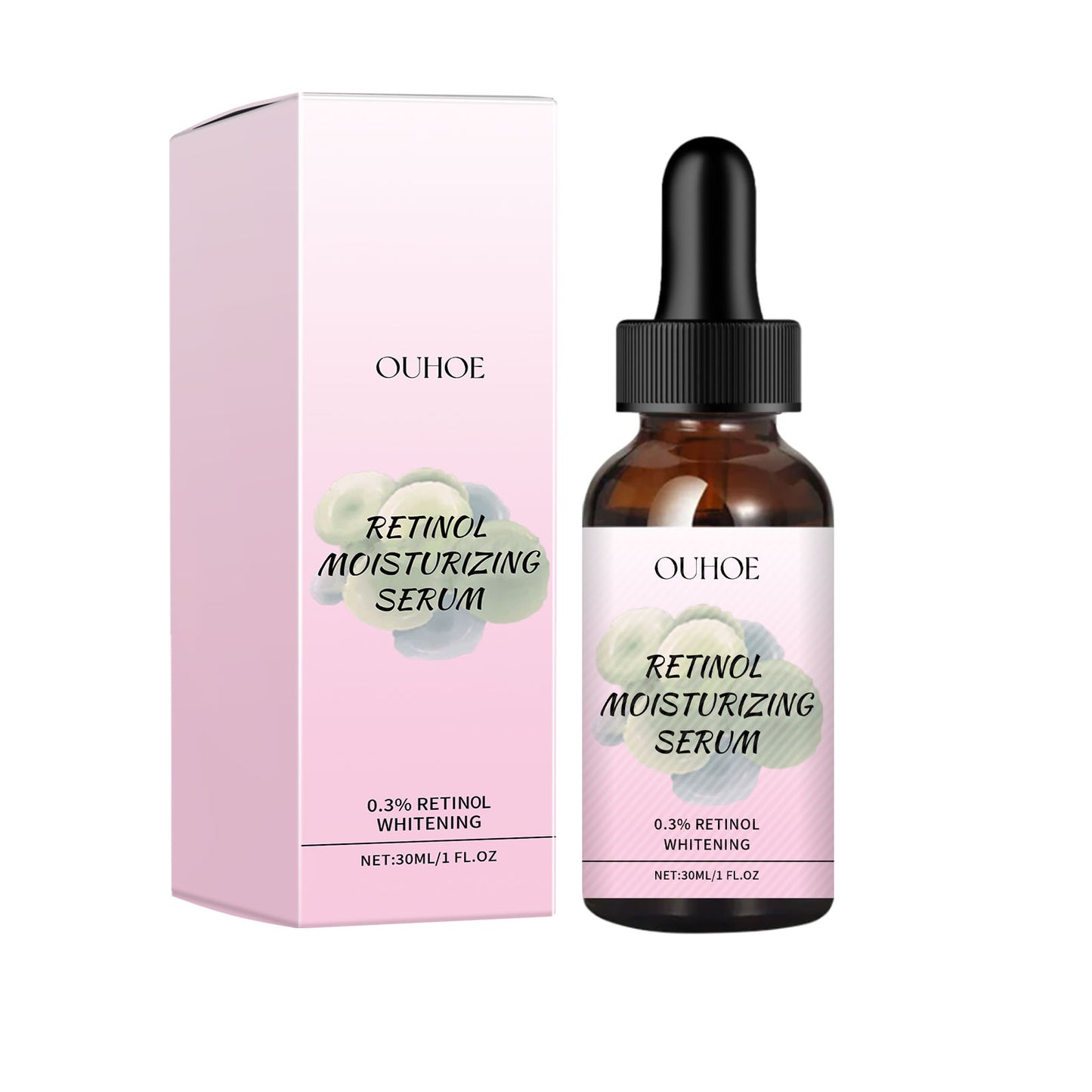 Retinol & Vitamin C Hydrating Face Serum - 30ml Anti-Wrinkle Treatment