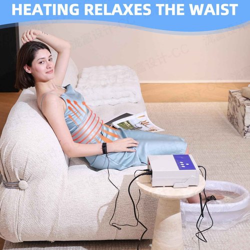 Vitaciti Ionic Foot Spa Machine for Detox Professional Feet Bath Negative Hydrogen Ion Cleanse Detox Foot Bath Soak to Remove Toxins with Far Infrared Belt, Perfect for Birthday