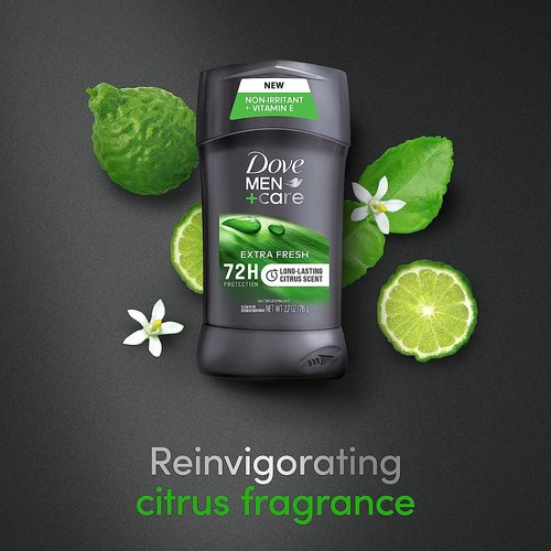 Dove Men + Care 48 Hour Antiperspirant Stick, Non-Irritant, Extra Fresh, 2.7 Ounces, Pack of 11