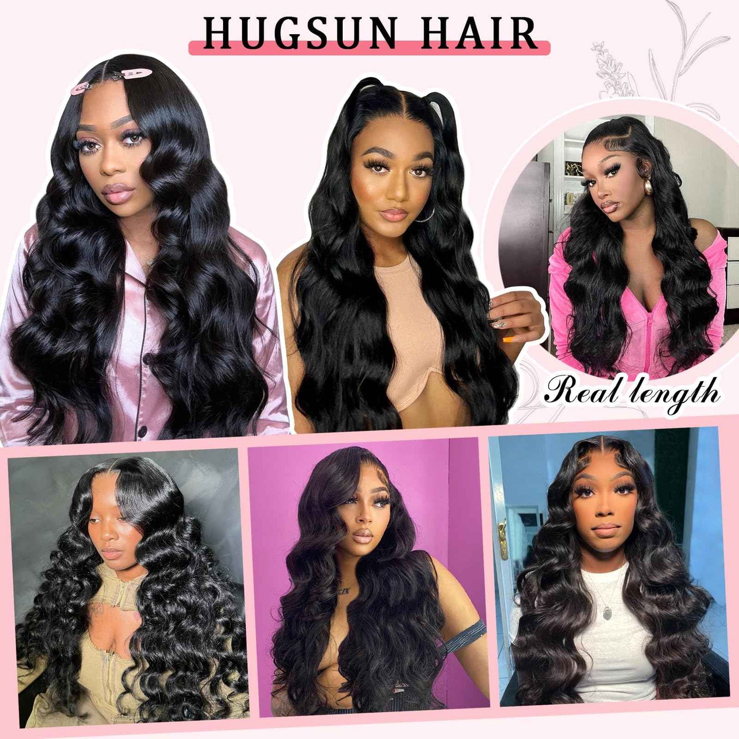 12 Inch 13X6 Body Wave Lace Front Wigs Human Hair 12A 250% Density Lace Frontal Wigs Glueless Wigs HD Lace Front Wigs Plucked with Baby Hair Natural Color