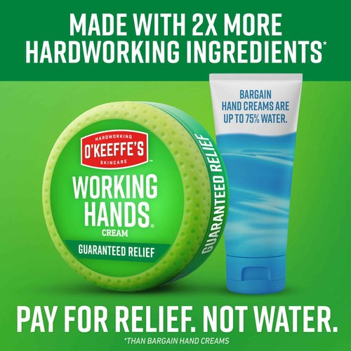 O'Keeffe's Working Hands Hand Cream for Extreme Dryness - 3 oz Tube (12 Pack) - Repairing Skincare for Cracked, Dry Hands