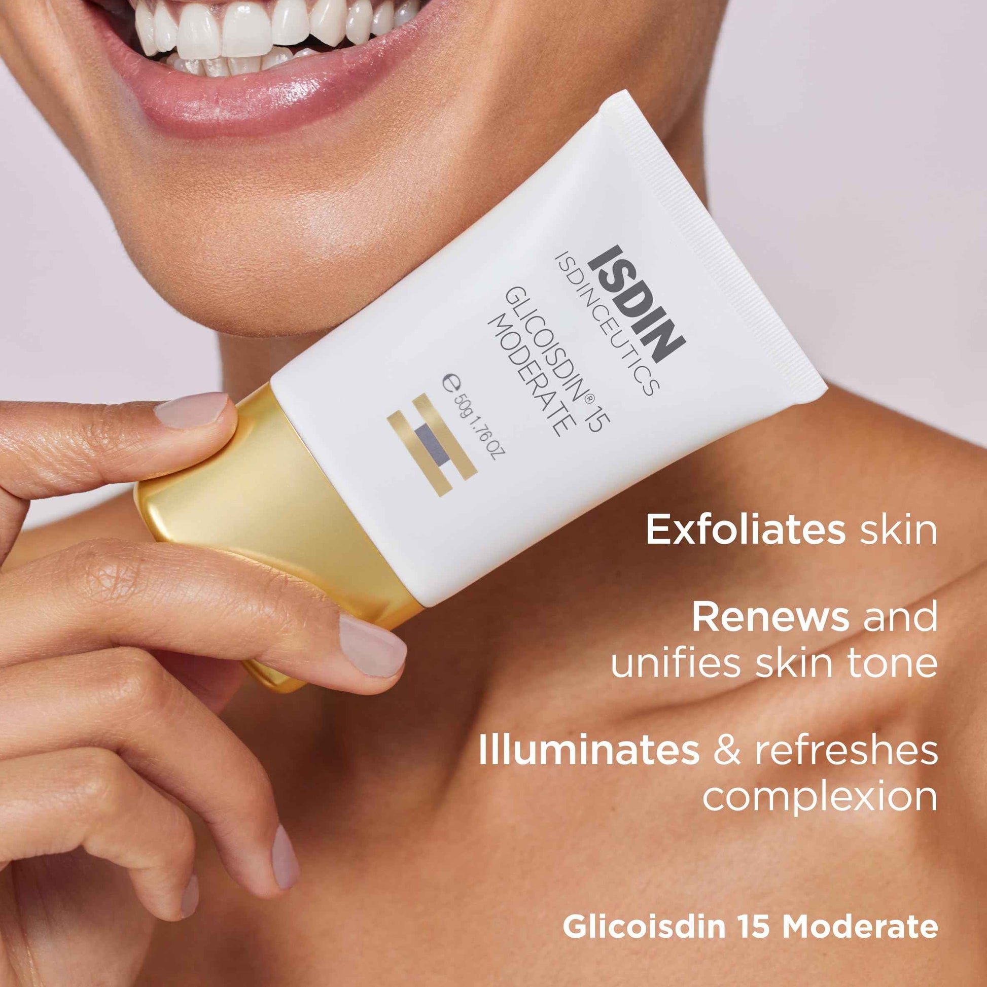 Glicoisdin 15 Moderate - Gel Exfoliant for Face with Glycolic Acid - 1.76 OZ