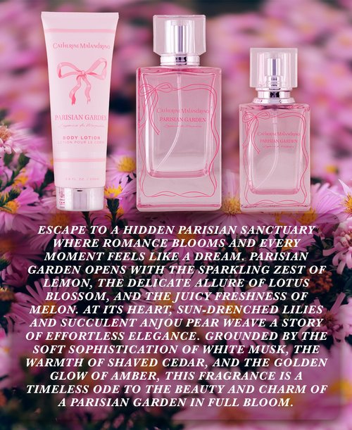 Catherine Malandrino Parisian Garden Eau de Parfum for her 3 Piece Gift Set, 3.4 fl. oz