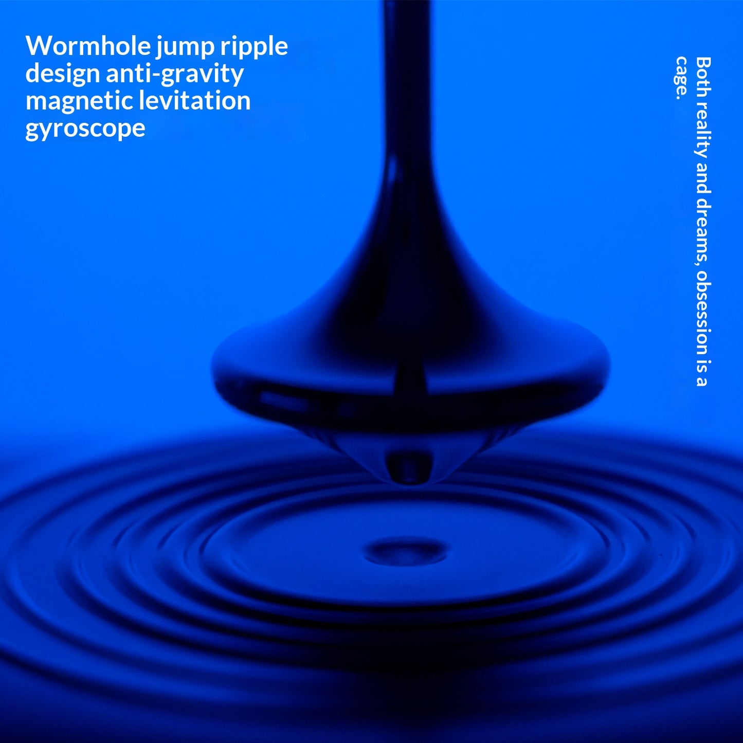 Fingertip Metal Magnetic Levitation Gyroscope - Modern Desk Toy