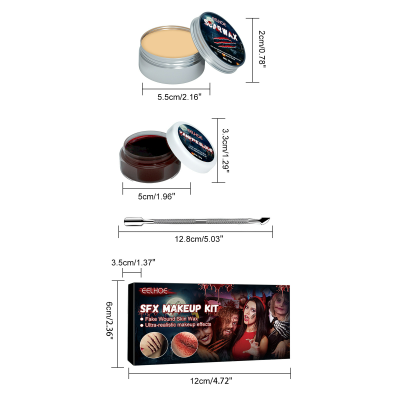 SFX Makeup Kit for Realistic Wounds and Scars - Party Supplies