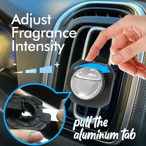 Car Air Freshener Vent Clips, 8 Pack, Provides Long-Lasting Scent, Up to 240 Days (Linen)
