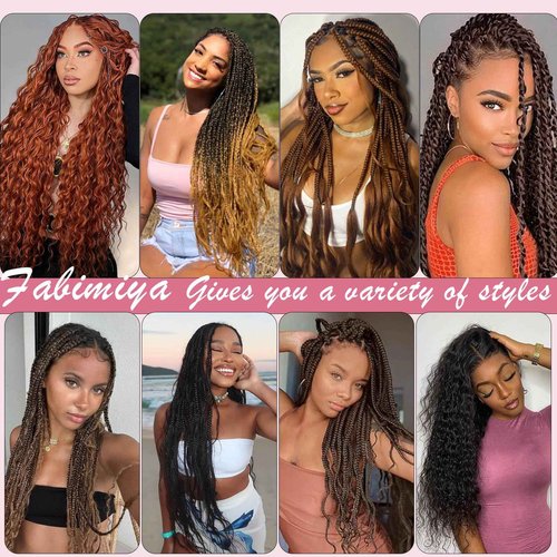 Habiliana Deep Wave Human Braiding Hair 2 Bundles Total 100g 16 Inch Ginger Orange 350 Bulk Bundles Braiding Brazilian Virgin Curly Human Hair Extensions for Boho Braids