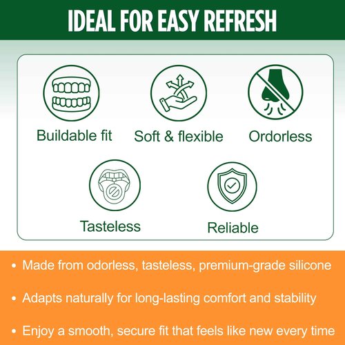 E&E Upper and Lower Denture Soft Reline Kit